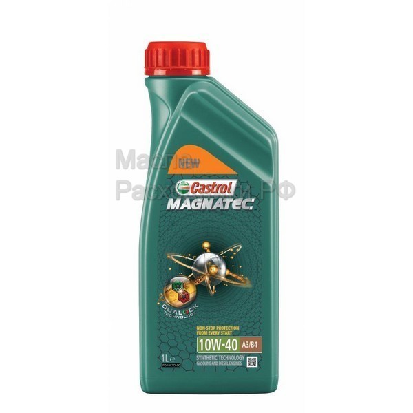 Масло моторное Castrol Magnatec 10W-40 A3/B4 DUALOCK (1л) 15CA23