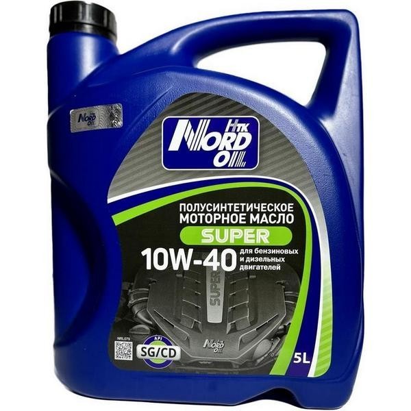 Масло моторное NORD OIL Super 10W-40 SG/CD (5л) NRL079