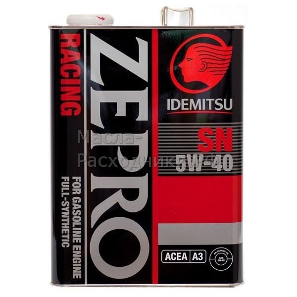 Масло моторное IDEMITSU Zepro RACING SN 5W-40 (4л) + 1л в ПОДАРОК