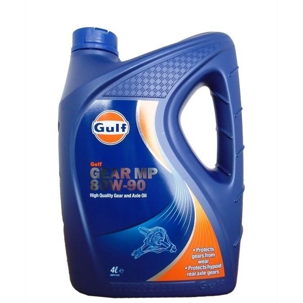 GULF трансмиссионное масло Gear MP SAE 80W-90 GL-5 (4л) 5056004120522