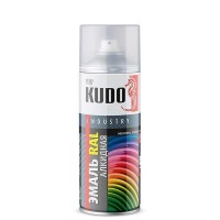 Эмаль универсальная 09016 RAL 9016 ярко-белый (520 мл) KUDO KU09016