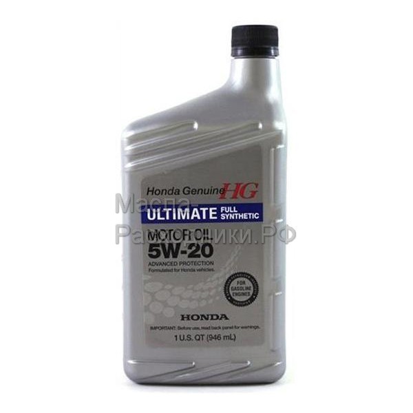 HONDA Ultimate Full Synt 5W-20 SN Масло моторное (пластик) (0,946л) / 087989038