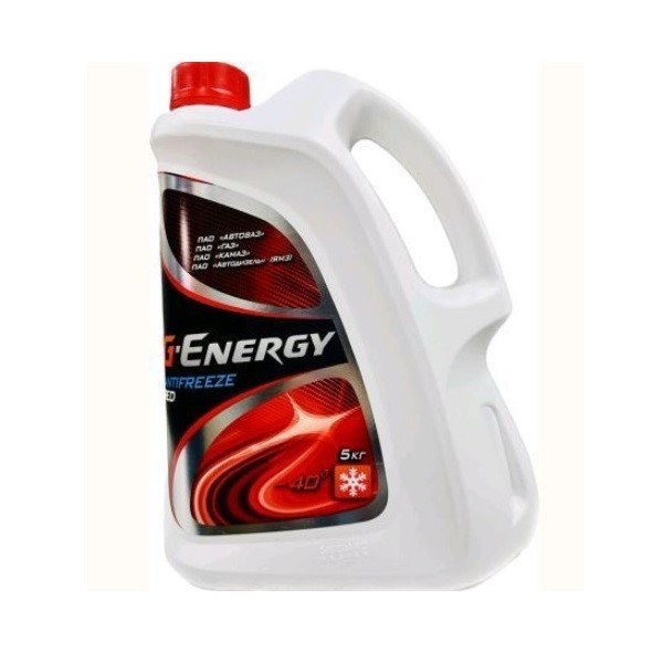 Антифриз G-Energy Antifreeze RED 40 (5кг) 2422210265