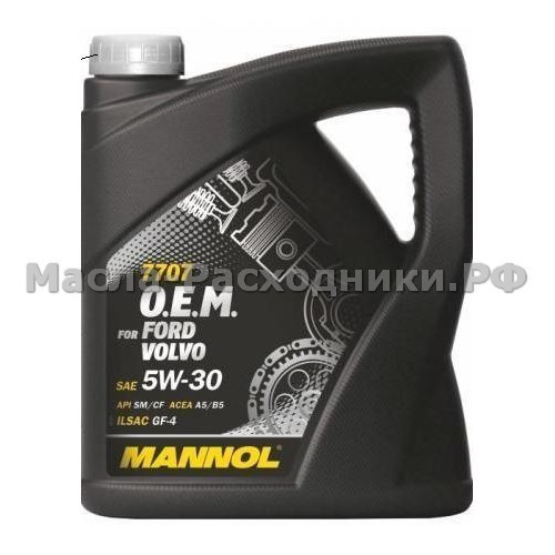 Масло моторное MANNOL O.E.M. for FORD VOLVO 5W-30 (4л) 1095