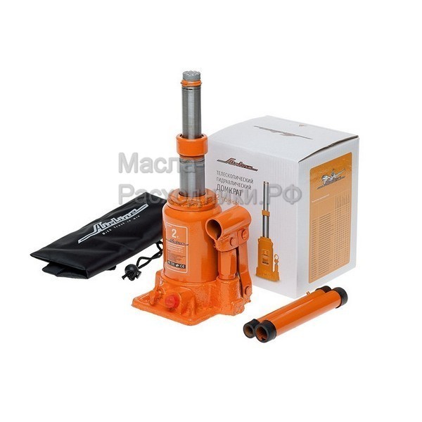 Домкрат телескопический 2т в сумке (MIN - 161 мм, MAX - 387 мм) AIRLINE AJTB02