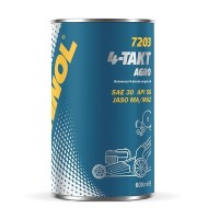 MANNOL 7203 масло моторное для садовой техники 4-Takt Agro SAE30 SG (0,6л) 720306