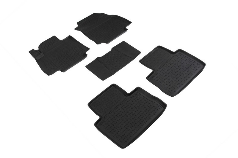 Коврики резиновые с высоким бортом Toyota RAV 4 V МКПП 2019-н.в. (комплект) SEINTEX 92947