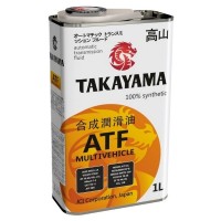 Масло трансмиссионное TAKAYAMA ATF Multivechicle (1л)  605048