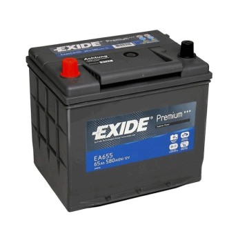EXIDE АКБ Premium (EA655) 65 А/ч (+/-) 12V / 580A Азия