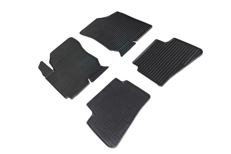 Коврики резиновые с рисунком "Сетка" KIA CEE'D 2007-2012 (комплект) SEINTEX 00451