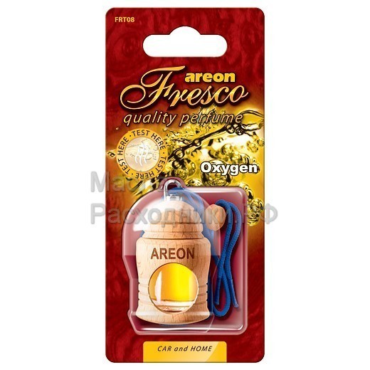 Ароматизатор для автомобиля AREON "FRESCO" OXYGEN (кислород) FRTN08
