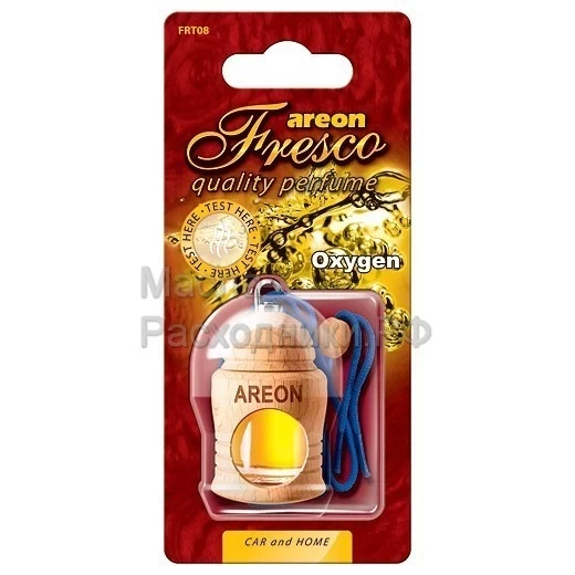 Ароматизатор для автомобиля AREON "FRESCO" OXYGEN (кислород) FRTN08
