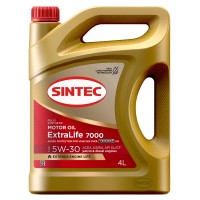 Масло моторное SINTEC Extra Life 7000 5W-30 A3/B4 SL/CF (4л) 600256