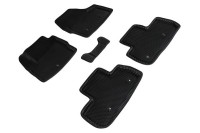 Коврики 3D EVA "РОМБ" Land Rover Freelander II 2006-2014 черные (комплект) 95306 SEINTEX