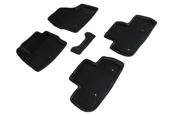 Коврики 3D EVA "РОМБ" Land Rover Freelander II 2006-2014 черные (комплект) 95306 SEINTEX
