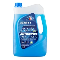 AGA306Z Антифриз AGA-Z45ev G12++ (5кг) (готовый, синий)