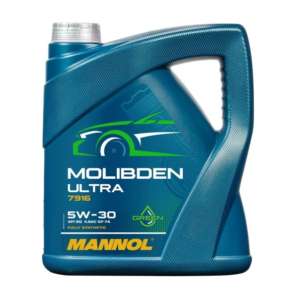 MANNOL 7916 масло моторное Molibden Ultra 5W-30 SQ ILSAC GF-7A (4л) 79164