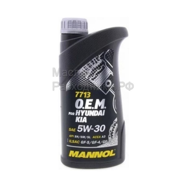 Масло моторное MANNOL O.E.M. for HYUNDAI KIA 5W-30 (1л) 1070