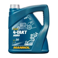 MANNOL 7203 масло моторное для садовой техники 4-Takt Agro SAE30 SG (4л) 1441