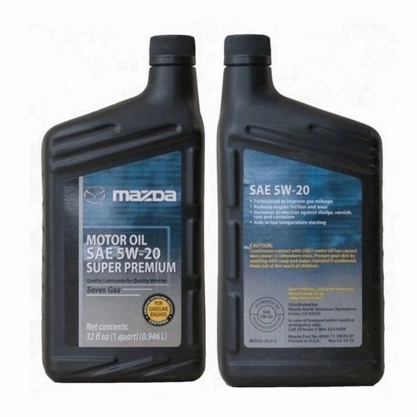 Масло моторное 0000-77-5W-20-QT Mazda Super Premium 5W-20 SM (1л)