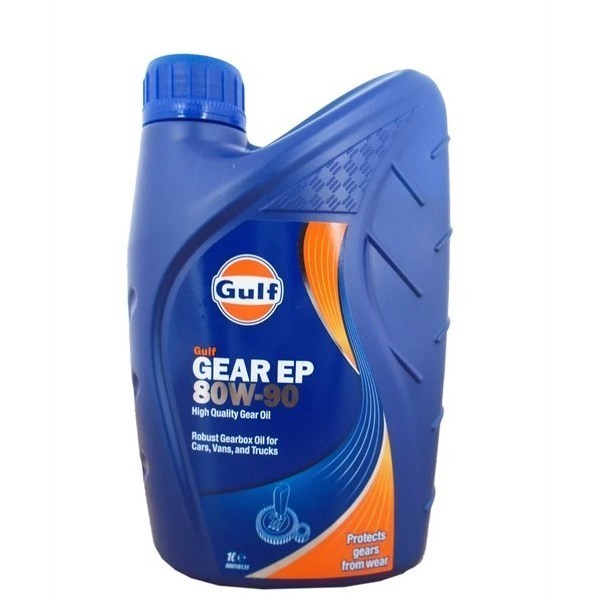 GULF трансмиссионное масло Gear EP SAE 80W-90 GL-4 (1л) 5056004120119