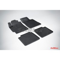 Коврики резиновые с рисунком "Сетка" TOYOTA CAMRY VI 2006-2011 (комплект) SEINTEX 00239