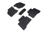 Коврики резиновые с рисунком "Сетка" NISSAN Х-TRAIL 2003-2007 (комплект) SEINTEX 00297