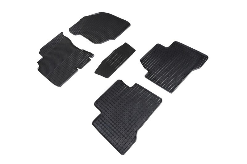 Коврики резиновые с рисунком "Сетка" NISSAN Х-TRAIL 2003-2007 (комплект) SEINTEX 00297