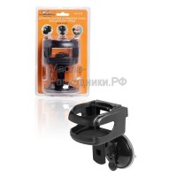 Держатель напитков на приборную панель/окно/дефлектор, черный AIRLINE ACHD002