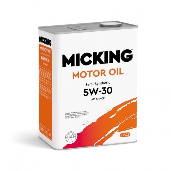 Масло моторное Micking Gasoline Oil EVO2 5W-30 SN/CF (4л) M2151