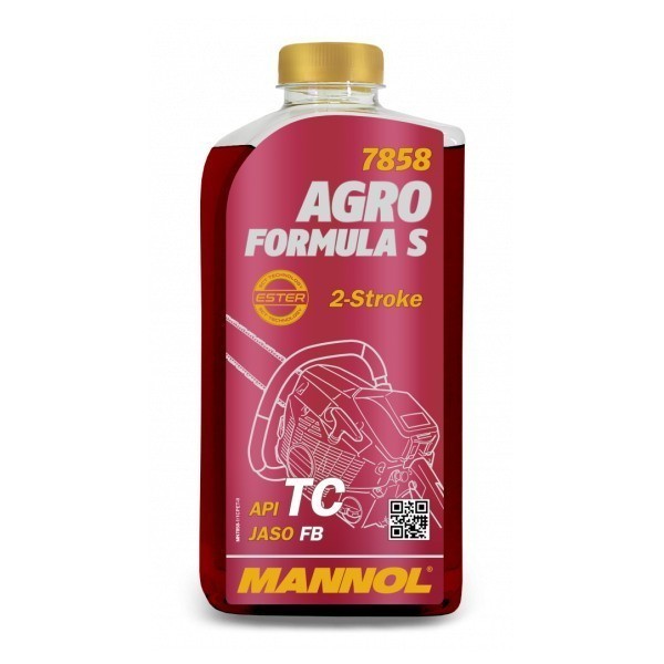 MANNOL 7858-1 Agro formula S моторное масло для садовой 2-тактной техники (1л) 6013