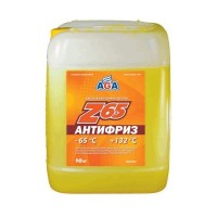 AGA 044Z Антифриз AGA-Z65 (10л) (готовый, желтый -65С)