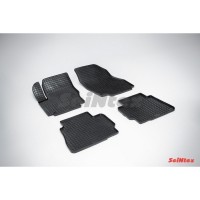 Коврики резиновые с рисунком "Сетка" FORD MONDEO IV 2007-2015 (комплект) SEINTEX 00643