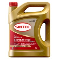 Масло моторное SINTEC Extra Life 7000 5W-40 A3/B4 SN/CF (4л) 600254