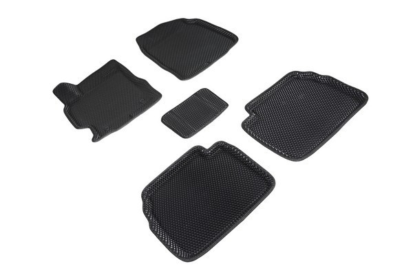 Коврики 3D EVA "РОМБ" Mazda 6 2008-2012 черные (комплект) 95313 SEINTEX