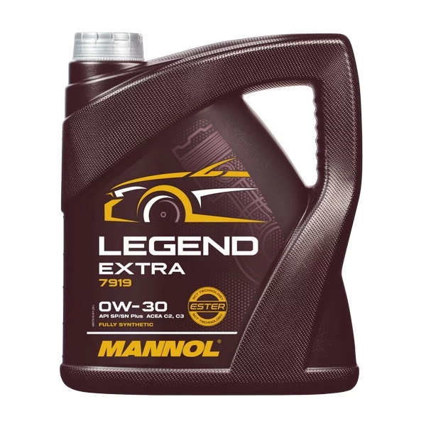 MANNOL 7919 масло моторное MANNOL Legend Extra 0W-30 SN (4л) 79194