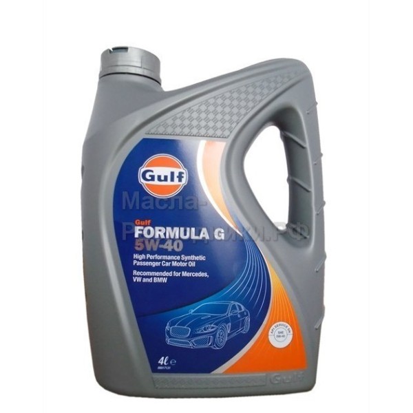 Моторное масло GULF Formula G 5W-40 (4л) / 5056004113029