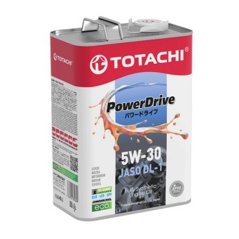 Масло моторное TOTACHI POWERDRIVE 5W-30 JASO DL-1 (АКЦИЯ 4л+1л) 1H2A4