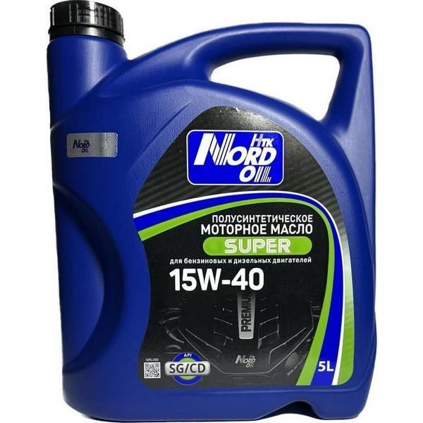 Масло моторное NORD OIL Super 15W-40 SG/CD (5л) NRL080