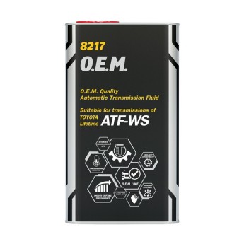MANNOL O.E.M. FOR TOYOTA ATF WS T-III/T-VI Масло трасмисионное (4л) 3065
