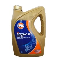 GULF Syntrac 4T SAE 5W-40 моторное масло для 4-тактных двигателей (4л) 5056004111124