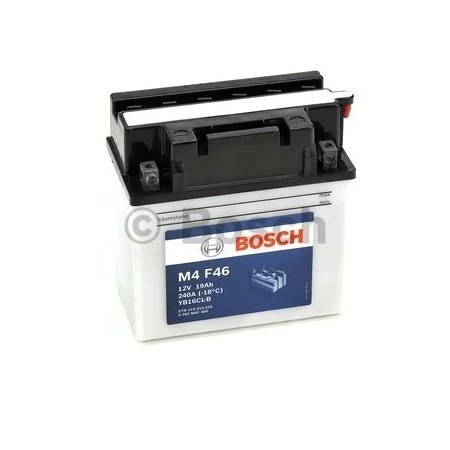 BOSCH Аккумулятор МОТО M4 12V 19Ah 180A (-/+) 0092M4F460