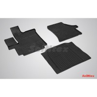 Коврики резиновые с рисунком "Сетка" CITROEN JUMPER 2007- (комплект) SEINTEX 84062