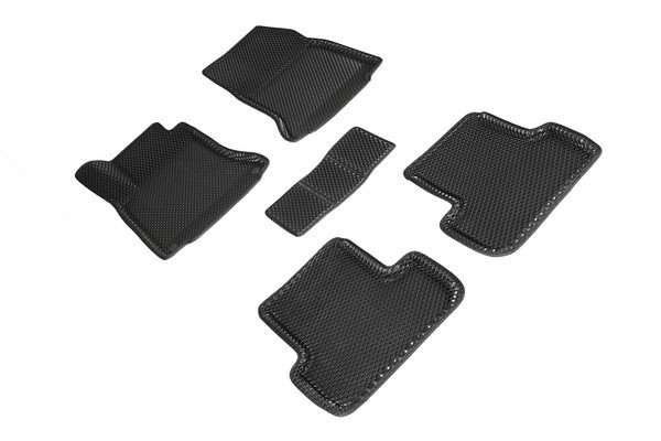 Коврики 3D EVA "РОМБ" Mercedes-Benz A-Сlass W176 / B-Class W246 / CLA-Class C117 2014-2018 черные (комплект) 95314 SEINTEX