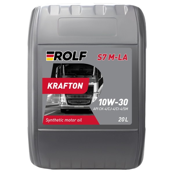 Масло моторное ROLF KRAFTON S7 M-LA 10W-30 (20л) 322800