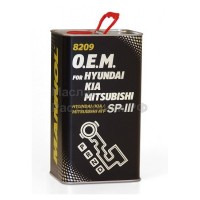 Жидкость для АКПП MANNOL (8209) O.E.M. for Hyundai Kia Mitsubishi ATF SP-III (4л) 3044
