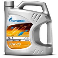 Масло трансмиссионное Газпромнефть GL-5 80W-90 (АКЦИЯ 4л + 1л) 2389900441