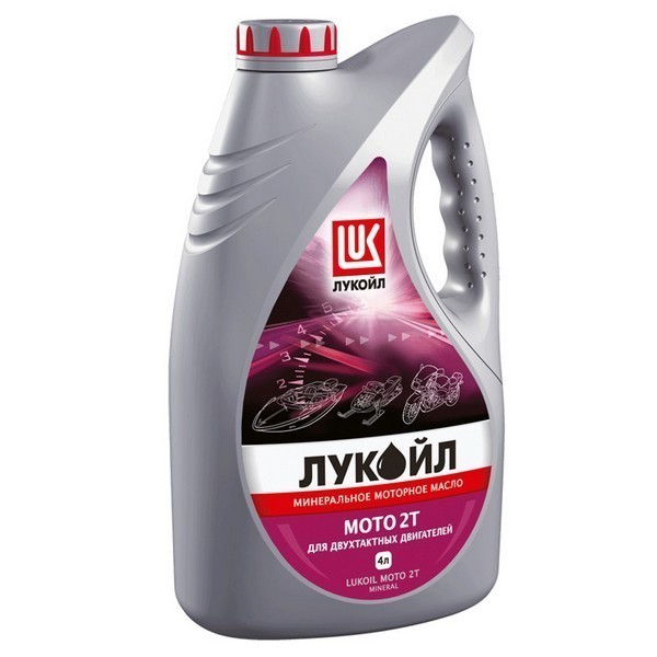 Масло для двухтактных двигателей Лукойл Мото 2Т (4л) 19557