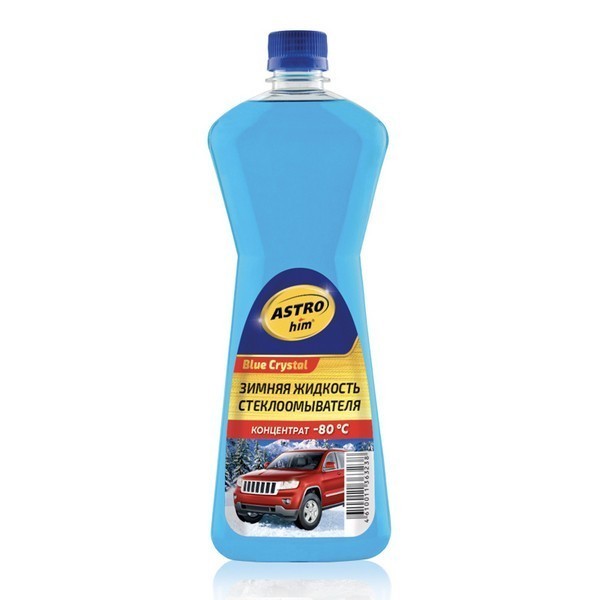 ASTROhim Жидкость стеклоомывателя зимняя -80 концентрат 1л Blue Crystal AC-751