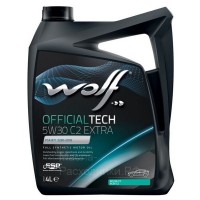 WOLF OFFICIALTECH 5W-30 C2 EXTRA Масло моторное (4л) 8339677